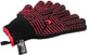Char-Broil Aramid-Blen High Performance Grilling Gloves Cotton Black/Red