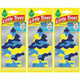 3 x Little Trees MTR0061 'PINA COLADA' Fragrance Air Freshener