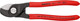 Knipex Burnished Cable Shears for Copper/Aluminium/Multiple Cables, 165 mm