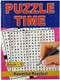 A4 Puzzle Time Books - Crossword and Word Search, Book 1 & 2, Each 152 Pages