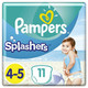 Pampers Splashers Size 4-5, 11 Disposable Swim Nappies, 9-15 Kg, for Secure Protection in The Water