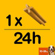 Pedigree Dentastix 2 Packs of 28 Sticks (56 in Total) for Medium Dogs (10-25kg)