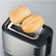 Severin Autmatic Toaster with 850 W Power 2514, Brushed Stainless Steel Black