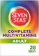 Seven Seas Complete Multivitamins For Adults, 28 Tablets Tailored For Daily Health Maintenance, Supplements With Vitamins & Minerals, 7 Key Benefits, Complete Blend With Vitamins B6 & B12, D And Zinc
