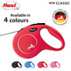 Flexi New Classic Cord Red Medium 8m Retractable Dog Leash/Lead for dogs up to 20kgs/44lbs