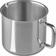 Tala Performance Stainless Steel Milk Pot Measuring jug with Convenient Internal Litre Markings Made in Portugal, Suitable for All hob Types Including Induction (10A14369),Polished Mirror Shine Finish