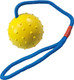 Trixie Dog Ball on a Rope, Natural Rubber, Floats for Puppies