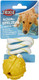 Trixie Dog Ball on a Rope, Natural Rubber, Floats for Puppies
