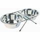 Trixie 24833 Eat on Feet Bowl Set 2 × 1.8 L / ø 20 cm