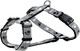 Trixie Silver Reflective Dog Harness, Size: Black/Grey (Highly Reflective)