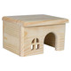 Trixie Wooden House for Hamsters, Beige, 15 x 12 x 15 cm