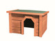 Trixie Natural Pine Wooden House for Small Animals with Roof 40 x 28 cm, Brown