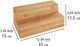 Wenko Coffee & Tea-Kitchen Rack Bamboo Steps with Drawer, Brown, 33 x 17.5 cm