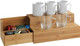 Wenko Coffee & Tea-Kitchen Rack Bamboo Steps with Drawer, Brown, 33 x 17.5 cm