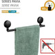 Static-Loc® Plus Bath Towel Rail Pavia Black 40 cm Length
