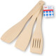 Tala Wooden Spatulas Essential Kitchen Utensil, For Cooking & Baking - Set Of 3