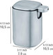 Wenko Hunter Liquid Pump Soap Dispenser Capacity 0.24 L, Matt Stainless Steel