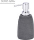 Wenko 21719100 Pump Soap Dispenser Goa Grey 0.2L Polyresin 16 cm