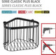 Wenko Classic Plus Corner Shelf Rust Protection Steel 23.5 x 16.5 x 18.5 cm