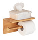 WENKO Duo Bambusa Toilet Roll Holder