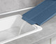 Wenko Linea Blue Drying, Sink Mat for Crockery, Plastic (TPR), 3 x 30 x 40 cm
