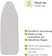 Wenko XL/Universal, Ironing Board Cover Aluminium-Coated, Foam Padding, Easy-Clip, Cotton, Multicoloured, U