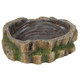 Trixie Reptile Rainforest Decoration Water and Food Bowl, 18 x 4.5 x 17 cm