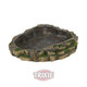 Trixie Reptile Rainforest Decoration Water and Food Bowl, 18 x 4.5 x 17 cm