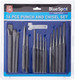Blue Spot 22447 Punch and Chisel Set, Silver, Set of 16 Piece