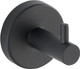 Wenko Duo Bosio Wall Hook Matt Black, Stainless steel, 5.5 x 5.5 x 5.5 cm