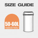 Eco360 Extra Strong Kitchen Drawstring Bin Liners 50-60Litre Brabantia Compatible
