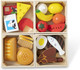 Melissa & Doug Food Groups Pretend Play Hand-Painted Wooden Pieces & 4 Crates