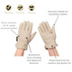 Kent and Stowe Luxury Leather Weather Resistant Gardening Gloves Mens - Large