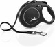 Flexi New Classic Tape Black Large 8m Retractable Dog Leash/Lead for dogs up to 50kg/110lbs