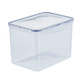 Lock & Lock HPL829 Rectangular Storage Container - Clear/Blue, 3.9 L