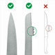AnySharp World's Best Knife Sharpener with PowerGrip Suction, Plastic, 60mm Blue