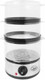Quest 400W 3 Tier Food Steamer Silver, Compact Healthy Cooking with Timer, 7.2 L