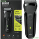 Braun Series 3 300s Mens Electric Shaver Rechargeable Waterproof Razor Jet Black