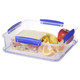 Sistema KLIP IT 3.5 L Bakery Biscuit Bun Muffin Food Storage Container Box Clear