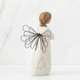 Willow Tree Angel Sculpted Ornament, Remembrance, Resin Hand Painted & Carved 5"