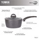Tower T81218 Cerastone Induction Saucepan, Non Stick Ceramic Coating, Easy to...