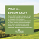 Westlab Reviving Epsom Salts 1kg - Helps Relax Tired/Aching Muscles - 100% Pure