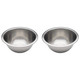 Chef Aid Stainless Steel Mixing Bowl Rust Resistant 22cm 1.9 Litre (Pack of 2)