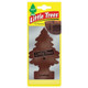Little Trees Leather Hanging Car Air Freshener - Brown - Long Lasting Fragrance