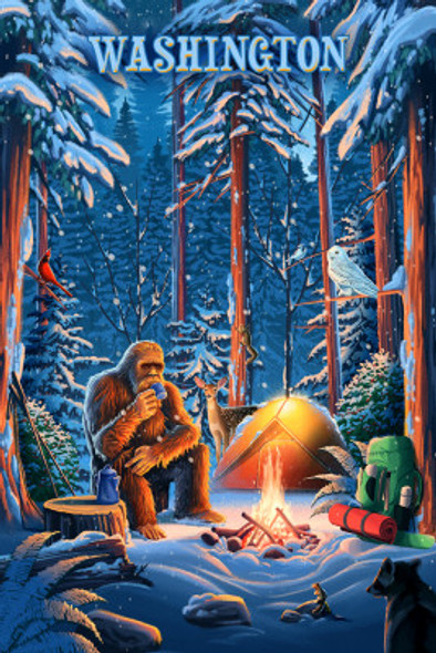 Find Your Inner Squatch - Camping Bigfoot 1000 piece puzzle