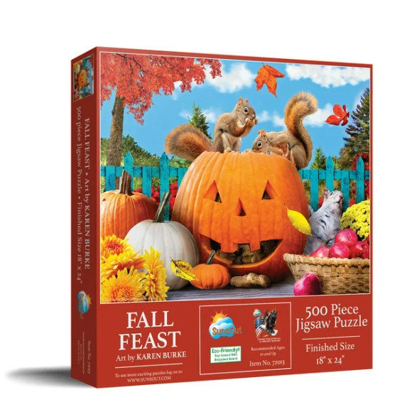 Fall Feast 500 piece puzzle