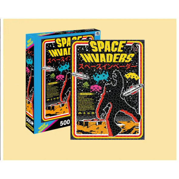 Space Invaders Retro 500 Pc Puzzle