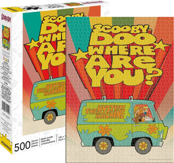 Scooby Doo Where Are You with Van 500 piece Puzzle