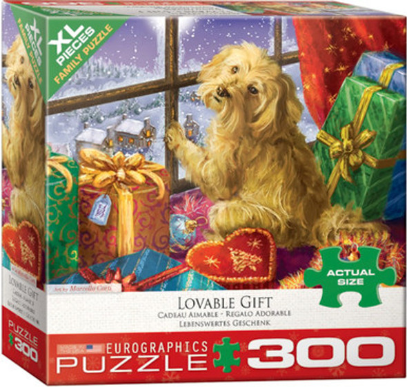 Holiday Pup 300 piece puzzle