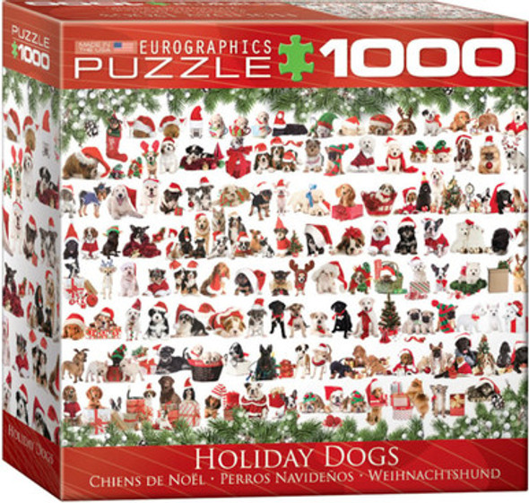 Holiday Dogs 1000 piece puzzle